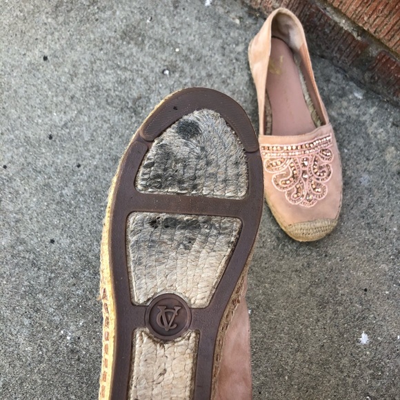 Vince Camuto | pink jeweled espadrilles - Picture 3 of 5